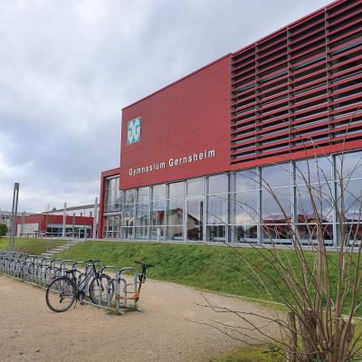 Auenansicht Aula Und Mensa